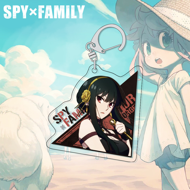SPY×FAMILY 아냐 키체인 아크릴 참 귀여운 애니 - Anime Merchandise Keychains 리뷰 및 가격