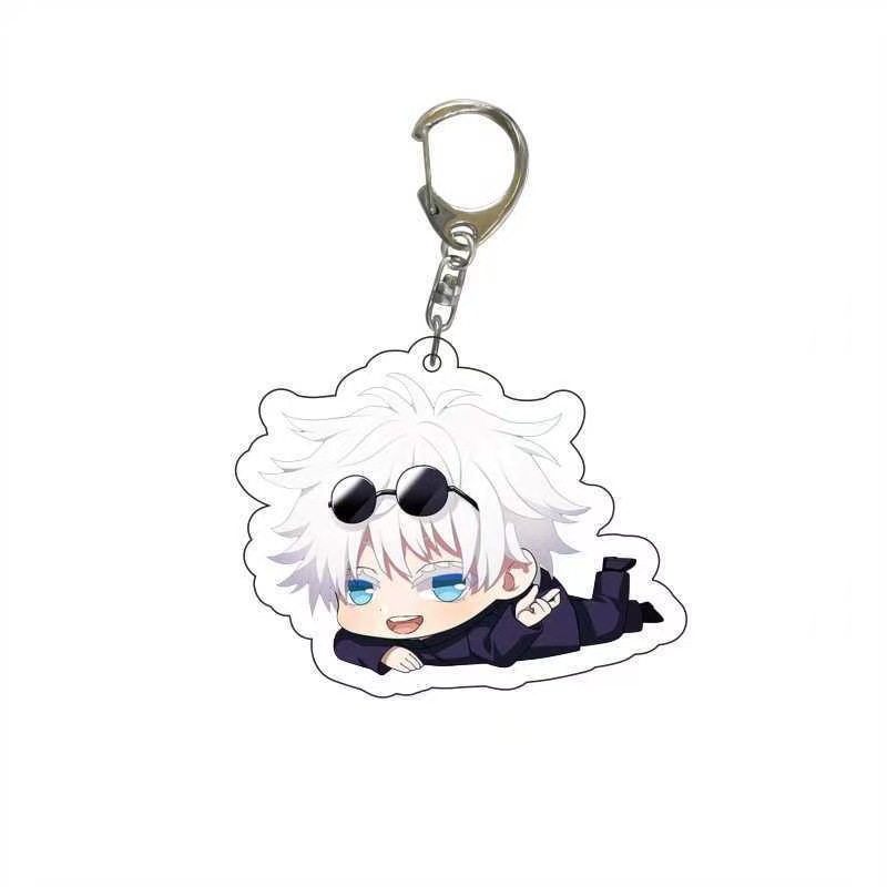 신상 주술회전 아크릴 키체인 귀여운 만화 캐릭터 고죠  - Anime Merchandise Keychains 리뷰 및 가격